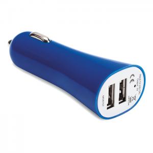 Lance 2 Portlu USB Cakmak Şarjı - Mavi Ufak Tesim