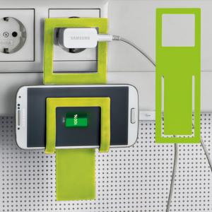 Tekli Telefon Tutucu- Yeşil Ufak Tesim