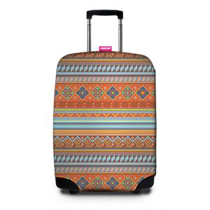 Aztec Orange Valiz Kılıfı Ufak Tesim