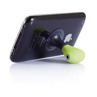 Çift Kulaklık Girişli Telefon Standı - Siyah