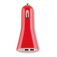 Lance 2 Portlu USB Cakmak Şarjı - Kırmızı