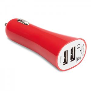 Lance 2 Portlu USB Cakmak Şarjı - Kırmızı Ufak Tesim