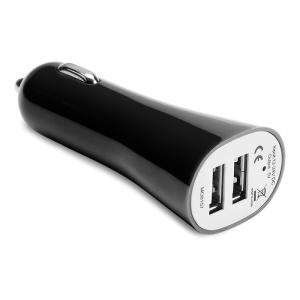 Lance 2 Portlu USB Cakmak Şarjı - Siyah Ufak Tesim