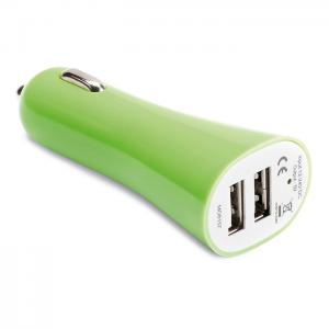 Lance 2 Portlu USB Cakmak Şarjı - Yeşil Ufak Tesim